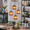 Koyoto Hängeleuchte Glas 20 cm Kupferfarben, 4-flammig