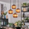 Koyoto Hängeleuchte Glas 20 cm Kupferfarben, 4-flammig