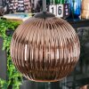 Koyoto Hängeleuchte Glas 20 cm Kupferfarben, 4-flammig