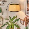 Chellas Stehleuchte 45 cm Chrom, Schwarz, 1-flammig
