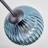 Koyoto Deckenleuchte Glas 15 cm Blau, Grün, Kupferfarben, 6-flammig