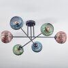 Koyoto Deckenleuchte Glas 15 cm Blau, Grün, Kupferfarben, 6-flammig