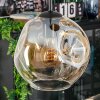 Ripoll Hängeleuchte Glas 20 cm Bernsteinfarben, Klar, 4-flammig