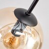 Koyoto Deckenleuchte Glas 15 cm Bernsteinfarben, Klar, Rauchfarben, 8-flammig