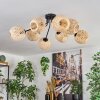 Basto Deckenleuchte 15 cm Naturfarben, 8-flammig