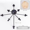 Basto Deckenleuchte 15 cm Naturfarben, 8-flammig