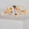 Basto Deckenleuchte 15 cm Naturfarben, 8-flammig