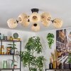 Basto Deckenleuchte 15 cm Naturfarben, 8-flammig
