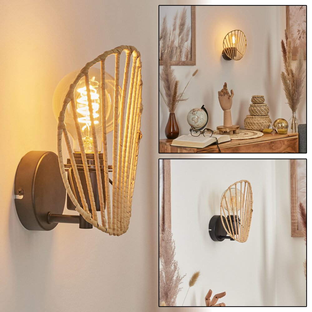 Semsales Wandleuchte Schwarz, 1-flammig main product photo