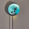 Loano Solarleuchte LED Blau, Silber, 1-flammig