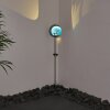 Loano Solarleuchte LED Blau, Silber, 1-flammig
