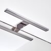 Morges Spiegelleuchte LED Chrom, Weiß, 1-flammig