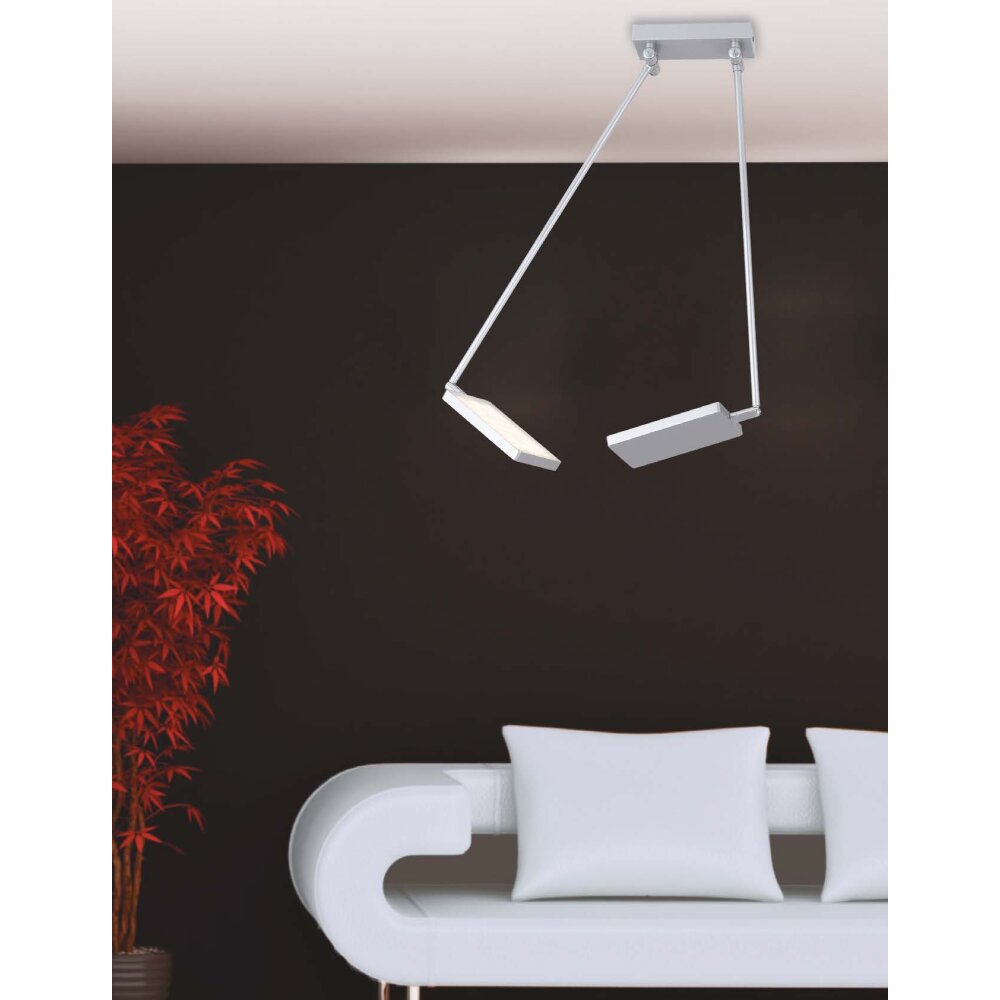 Luce Design Book Deckenleuchte LED Silber, 2-flammig main product photo