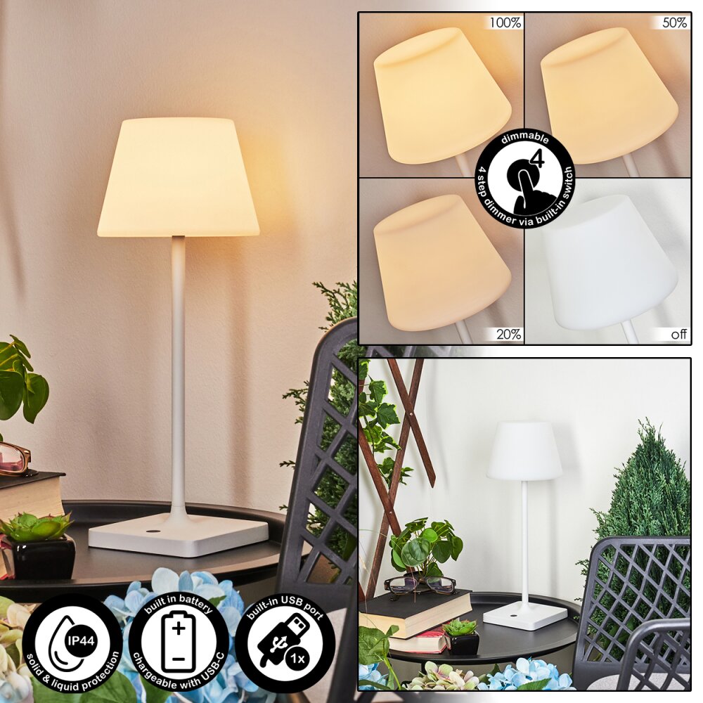 Mayordomo Außentischleuchte LED Weiß, 1-flammig main product photo