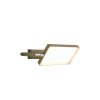 Luce Design Book Wandleuchte LED Gold, 1-flammig