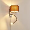 Wiby Wandleuchte LED Nickel-Matt, 2-flammig