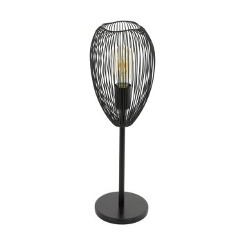 Eglo CLEVEDON Tischleuchte Schwarz, 1-flammig