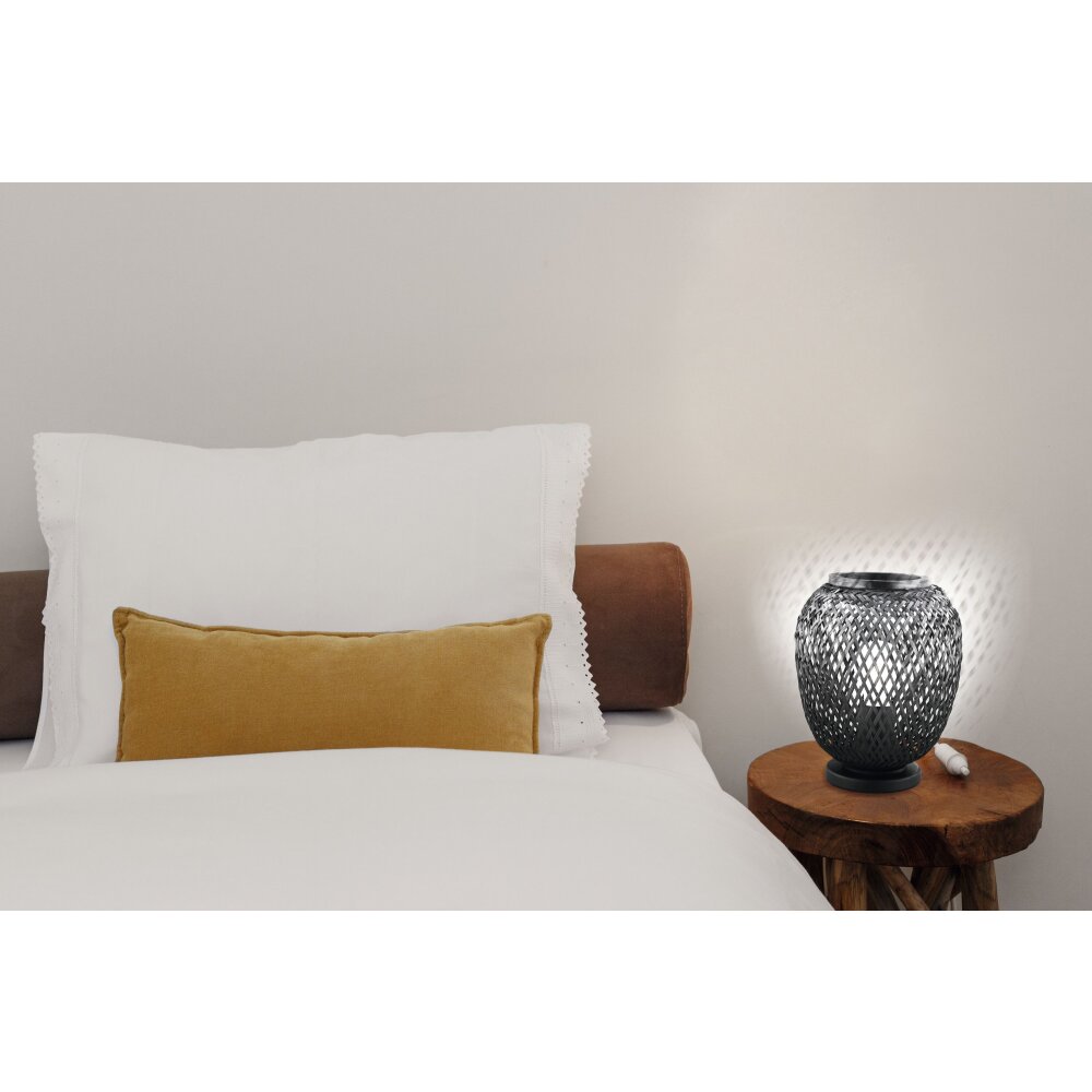 Eglo DEMBLEBY Tischleuchte Schwarz, 1-flammig main product photo