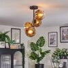 Ripoll Deckenleuchte Glas 15 cm Gold, Klar, 4-flammig