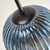Koyoto Deckenleuchte Glas 15 cm Blau, Gold, Grün, Kupferfarben, 10-flammig
