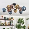 Koyoto Deckenleuchte Glas 15 cm Blau, Gold, Kupferfarben, 10-flammig