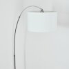 Bassagoda Stehleuchte 35 cm Chrom, Schwarz, 1-flammig