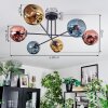Ripoll Deckenleuchte Glas 15 cm Blau, Gold, Kupferfarben, 6-flammig