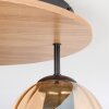Koyoto Deckenleuchte Glas 15 cm Naturfarben, Schwarz, 3-flammig