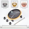 Koyoto Deckenleuchte Glas 15 cm Naturfarben, Schwarz, 3-flammig