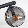 Koyoto Deckenleuchte Glas 15 cm Bernsteinfarben, Rauchfarben, 10-flammig
