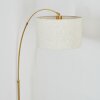 Bassagoda Stehleuchte 35 cm Messing, Schwarz, 1-flammig