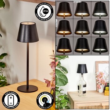 Salgadinho Tischleuchte LED Schwarz, 1-flammig