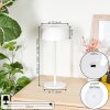 Laken Tischleuchte LED Weiß, 1-flammig