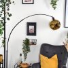 Ripoll Stehleuchte Glas 25 cm Schwarz, 1-flammig