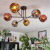 Ripoll Deckenleuchte Glas 15 cm Chrom, Gold, Kupferfarben, Rauchfarben, 6-flammig