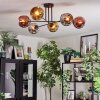 Ripoll Deckenleuchte Glas 15 cm Chrom, Gold, Kupferfarben, Rauchfarben, 6-flammig