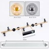 Gastor Deckenleuchte Glas 15 cm Gold, Schwarz, 10-flammig