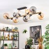 Gastor Deckenleuchte Glas 15 cm Gold, Schwarz, 10-flammig