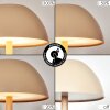 Laken Tischleuchte LED Beige, 1-flammig