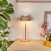 Laken Tischleuchte LED Beige, 1-flammig