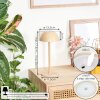 Laken Tischleuchte LED Beige, 1-flammig