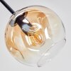 Ripoll Deckenleuchte Glas 15 cm Bernsteinfarben, Klar, 6-flammig