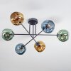 Ripoll Deckenleuchte Glas 15 cm Blau, Gold, Grün, 6-flammig