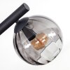 Koyoto Deckenleuchte Glas 15 cm Rauchfarben, 10-flammig