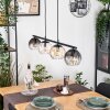 Koyoto Pendelleuchte Glas 15 cm Bernsteinfarben, Klar, Rauchfarben, 4-flammig