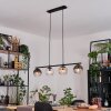 Koyoto Pendelleuchte Glas 15 cm Bernsteinfarben, Klar, Rauchfarben, 4-flammig