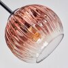 Ripoll Deckenleuchte Glas 15 cm Gold, Klar, Kupferfarben, 6-flammig