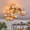 Gastor Deckenleuchte Glas 15 cm Gold, Schwarz, 10-flammig