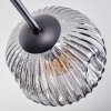 Ripoll Deckenleuchte Glas 15 cm Bernsteinfarben, Klar, Rauchfarben, 6-flammig