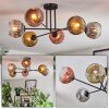 Ripoll Deckenleuchte Glas 15 cm Chrom, Gold, Klar, Kupferfarben, Rauchfarben, 6-flammig